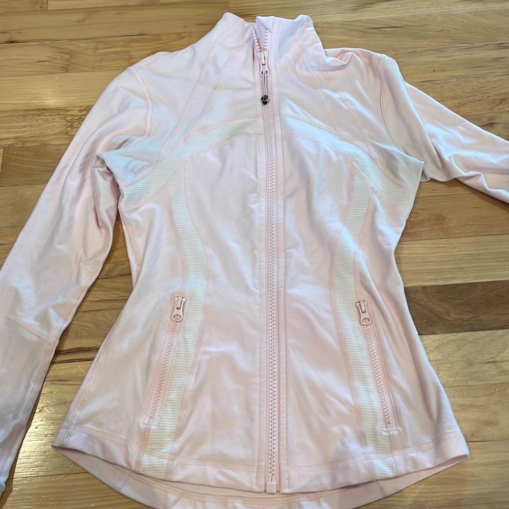 Lululemon pink define jacket size 4